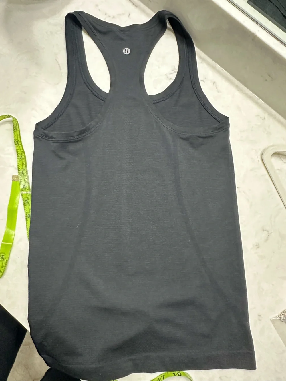 lululemon athletica Black Racerback Yoga Tank